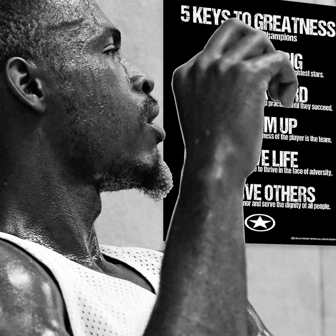PLAY STRONG MAXIMUM MOTIVATION POSTERS