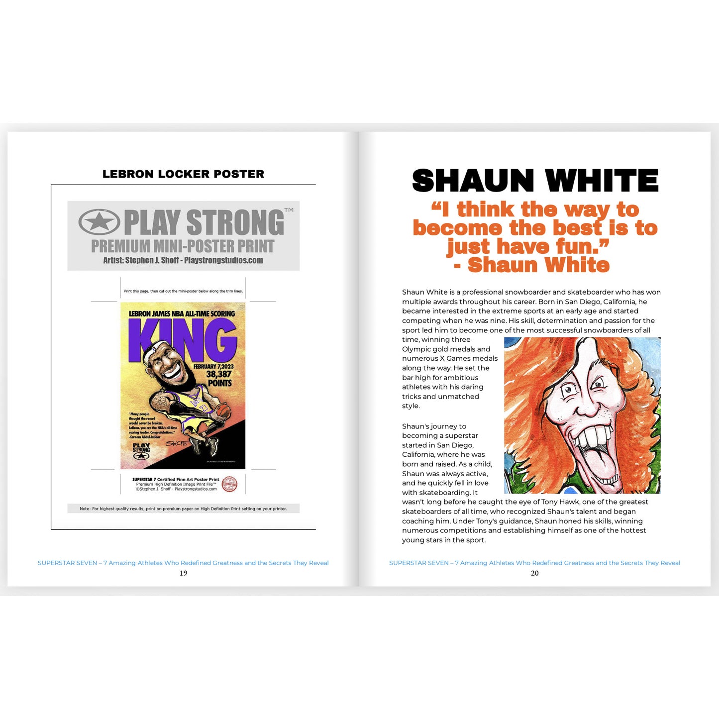 SUPERSTAR SEVEN: 7 Amazing Athletes and the Sports Secrets They Reveal (36 Pages)