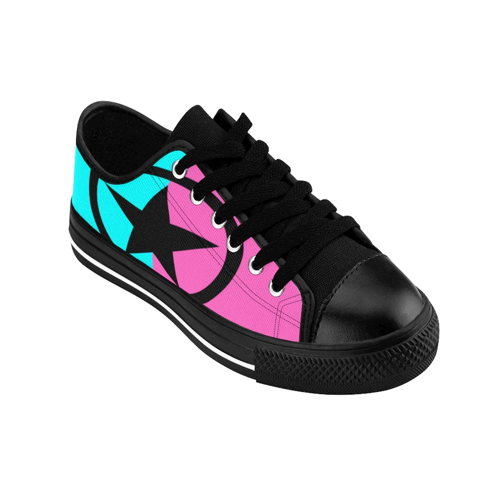 Global Super Star Women's Sneakers Pink & Aqua