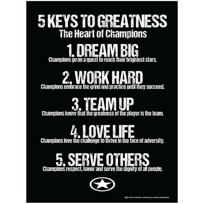 5 KEYS TO GREATNESS Poster
