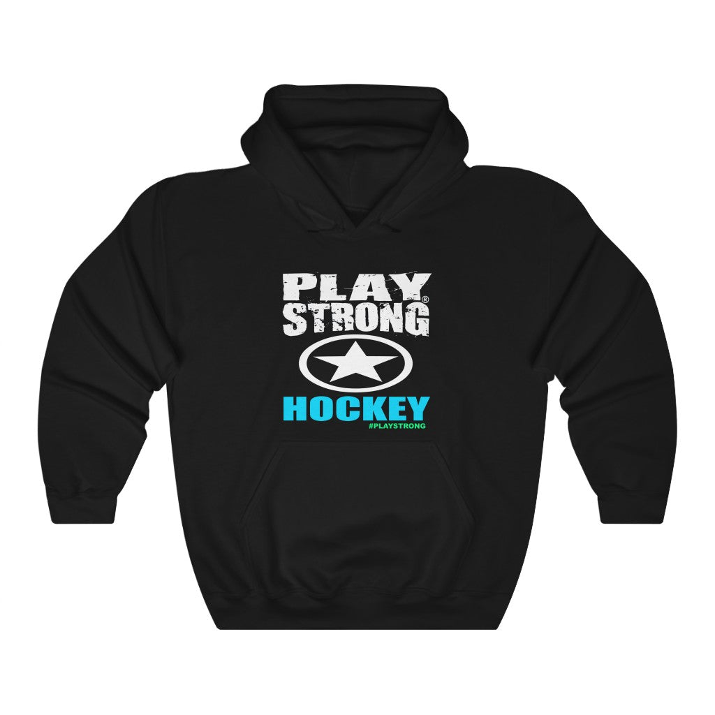 PLAY STRONG HOCKEY Unisex Heavy Blend™ Hooded Sweatshirt