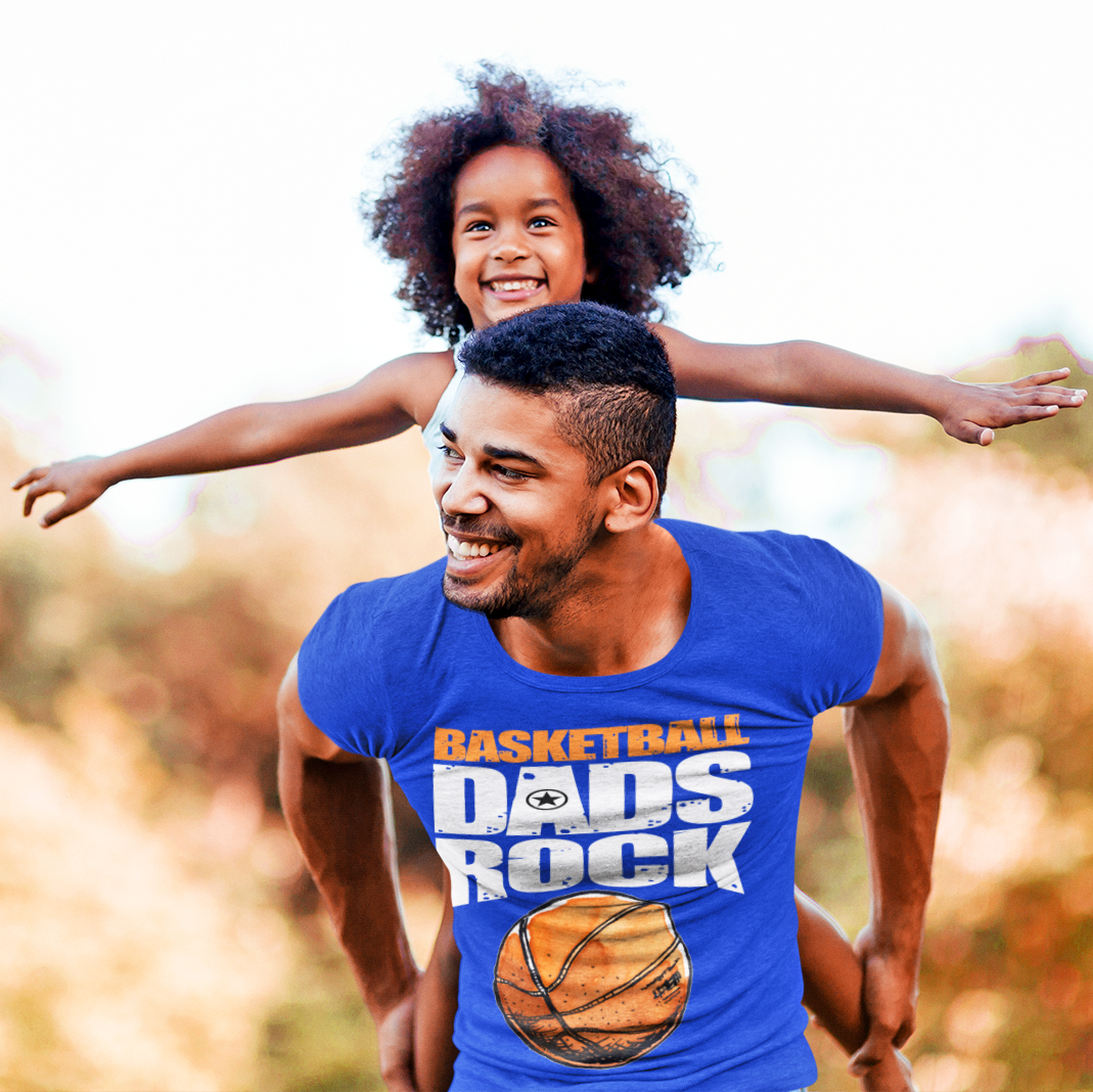 BASKETBALL DADS ROCK! Premium MEN'S Tee