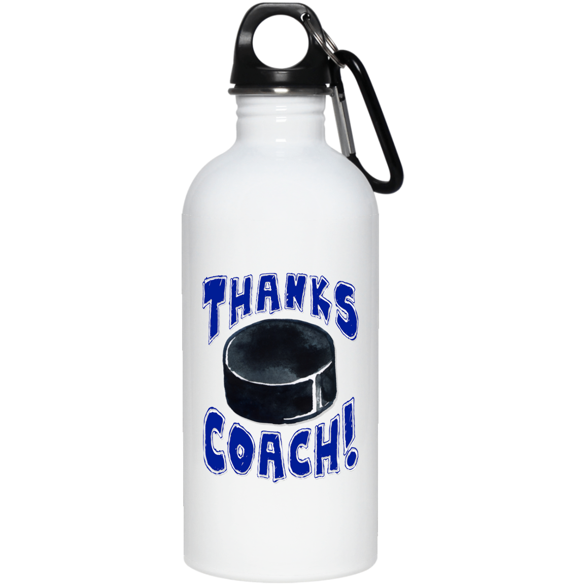 Thanks Coach! 20 oz. Stainless Steel Water Bottle