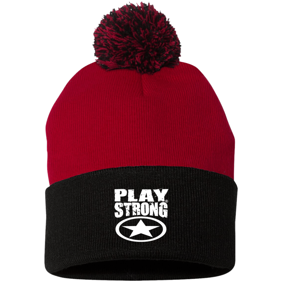 Play Strong SUPER STAR POM-POM Knit Cap