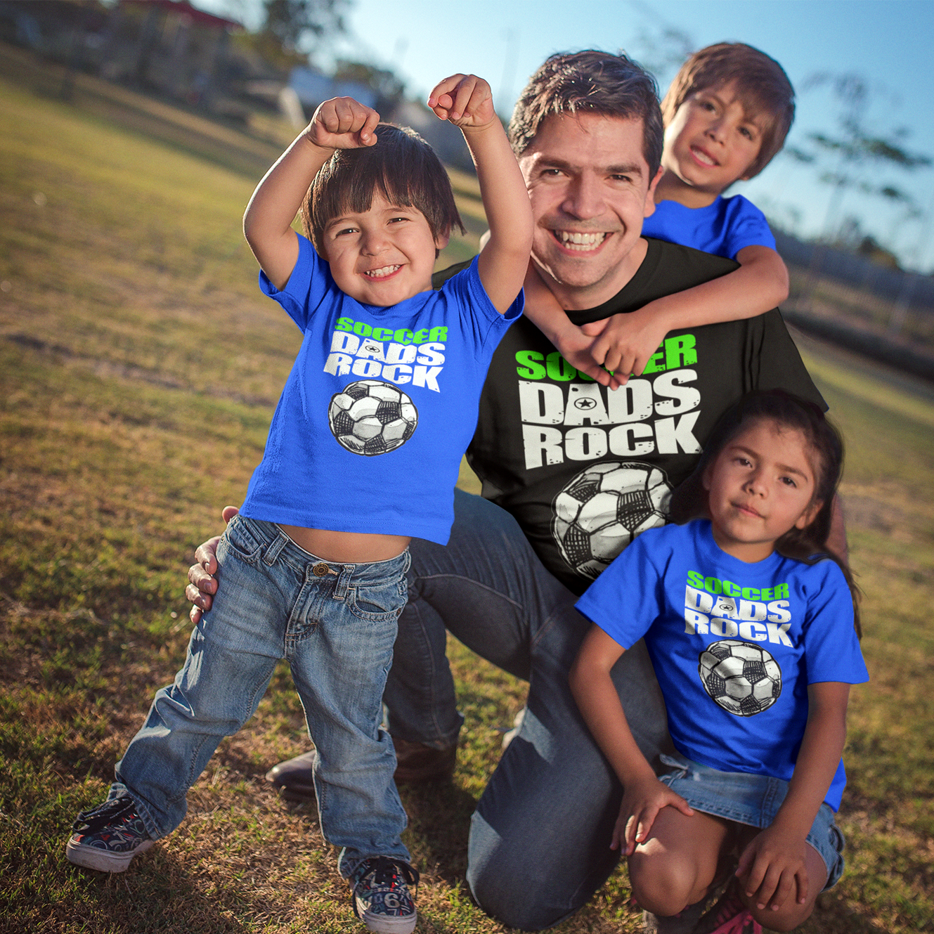 SOCCER DADS ROCK! Premium MEN'S Tee