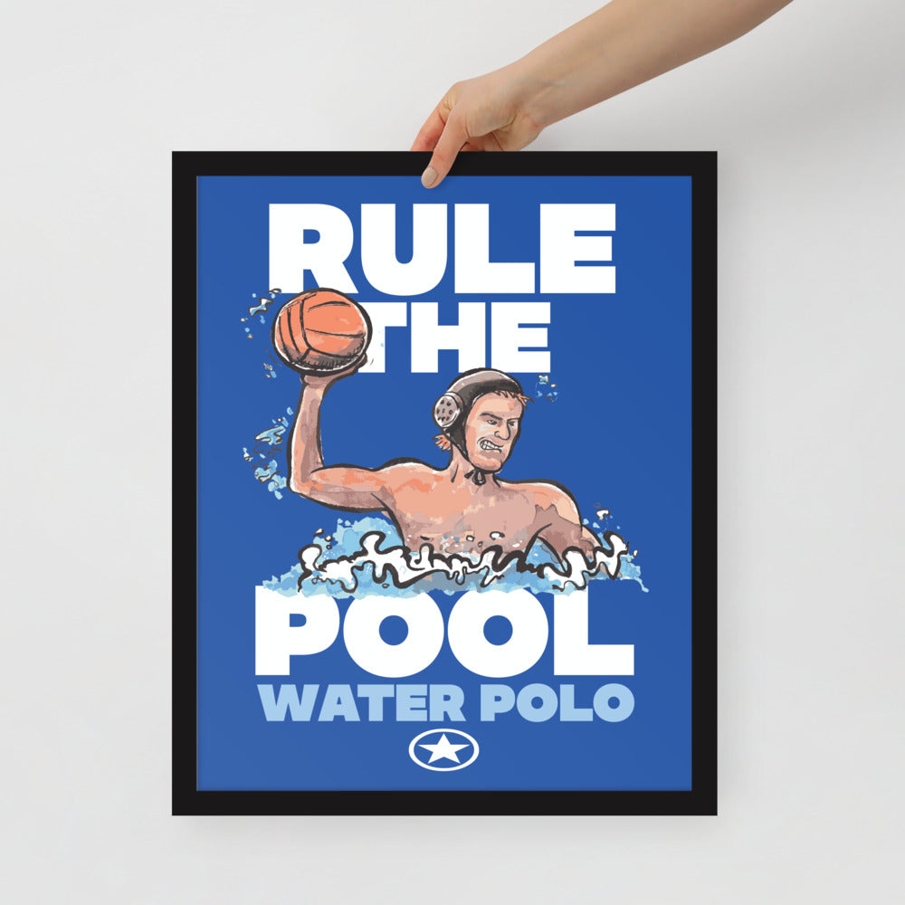 Framed poster