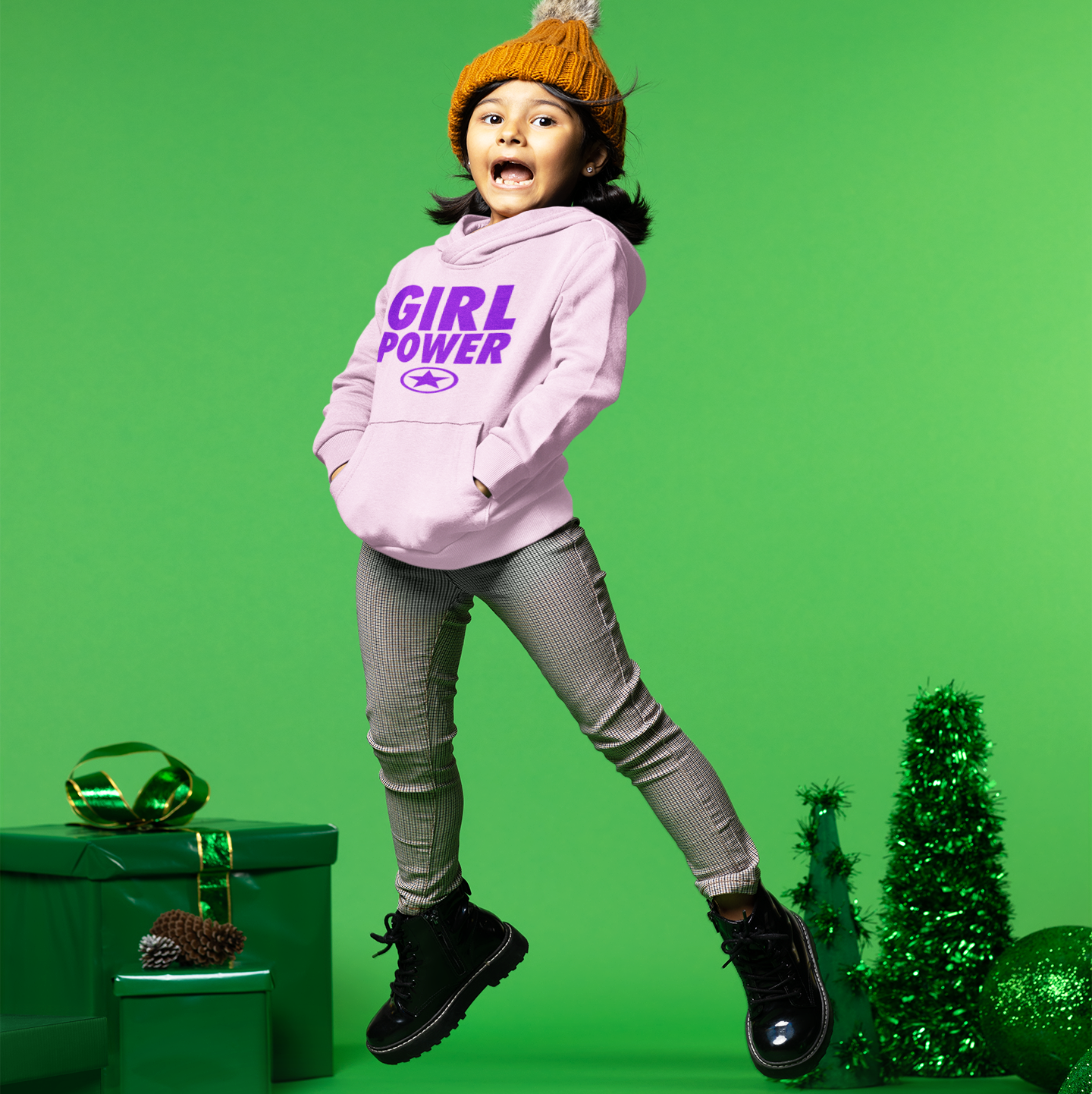 GIRL POWER Kids Hoodie