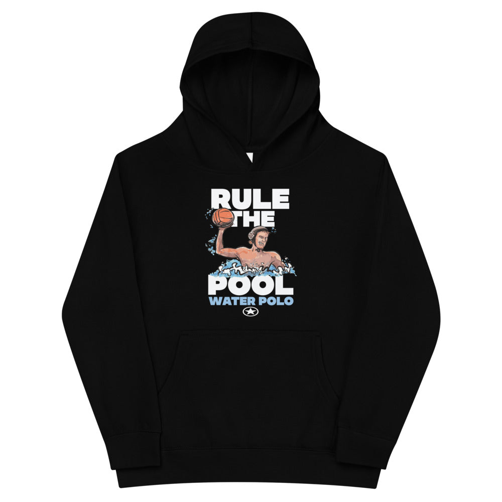 WATER POLO RULE THE POOL Kids fleece hoodie