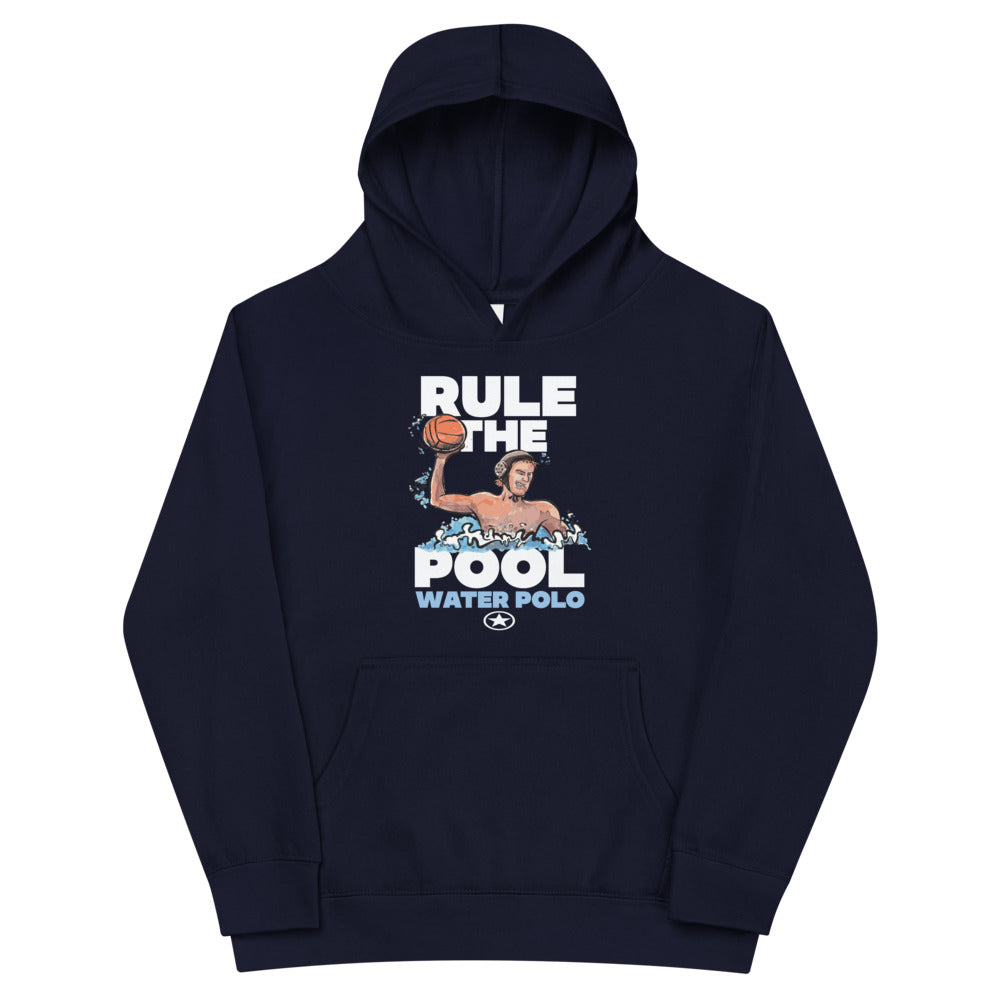 WATER POLO RULE THE POOL Kids fleece hoodie