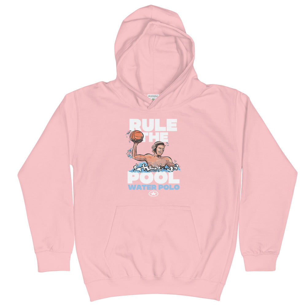 WATER POLO RULE THE POOL Kids Hoodie