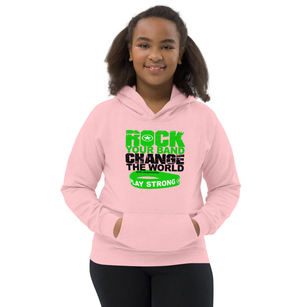 ROCK YOUR BAND CHANGE THE WORLD Kids Hoodie
