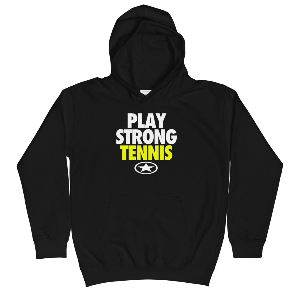 PLAY STRONG TENNIS Kids Hoodie