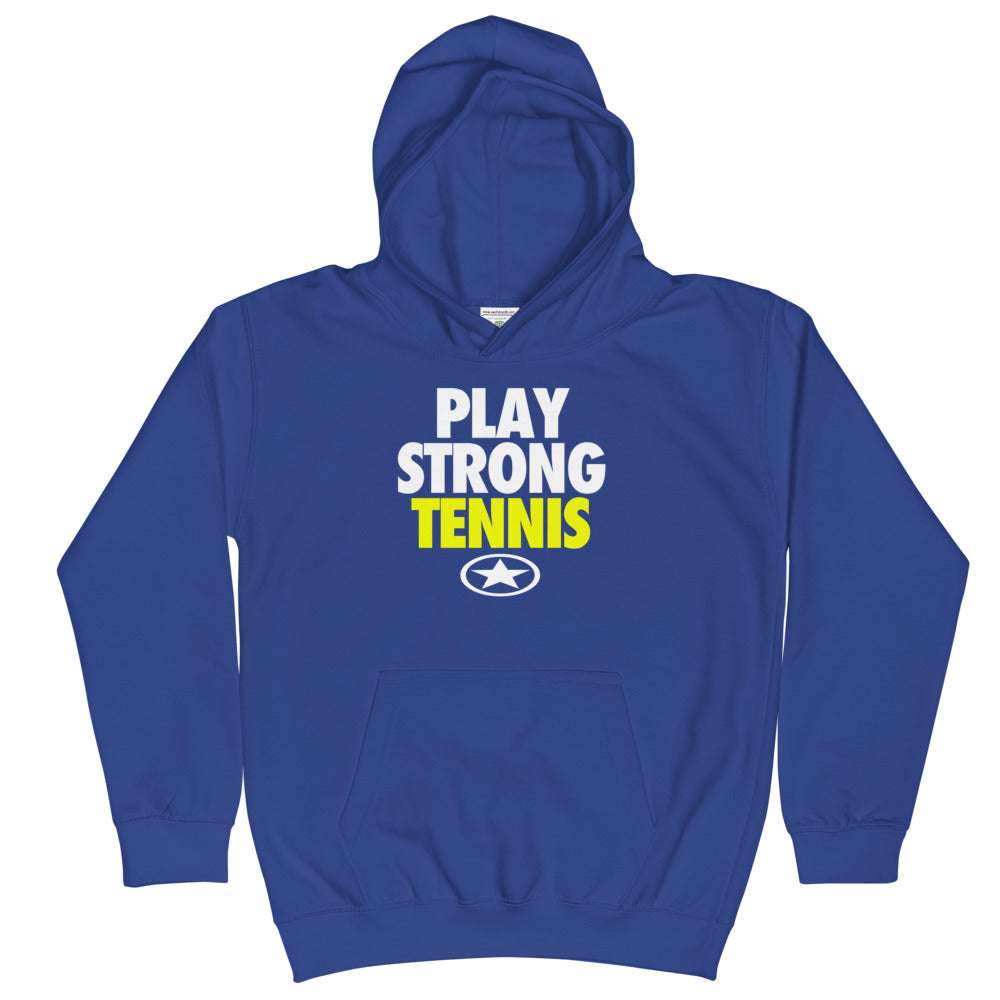 PLAY STRONG TENNIS Kids Hoodie
