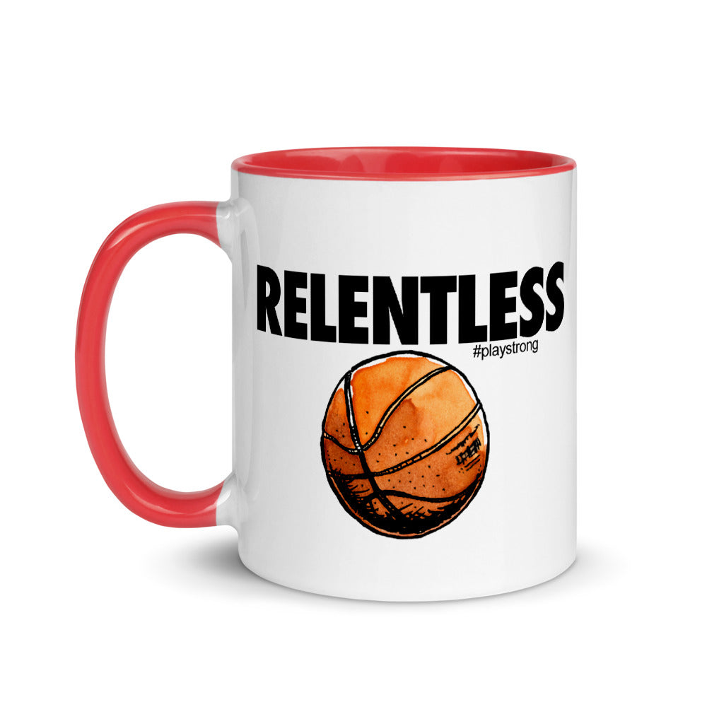 RELENTLESS Basketball Mug with Color Inside