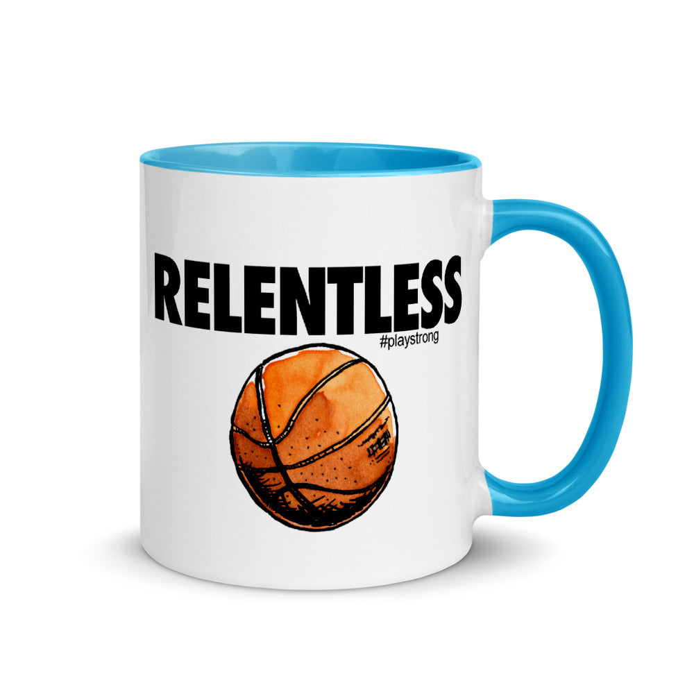 RELENTLESS Basketball Mug with Color Inside