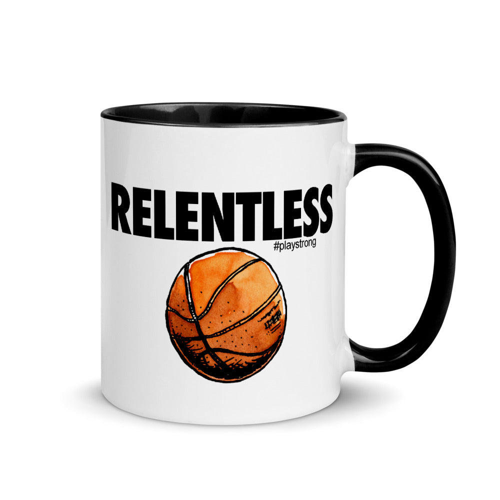 RELENTLESS Basketball Mug with Color Inside