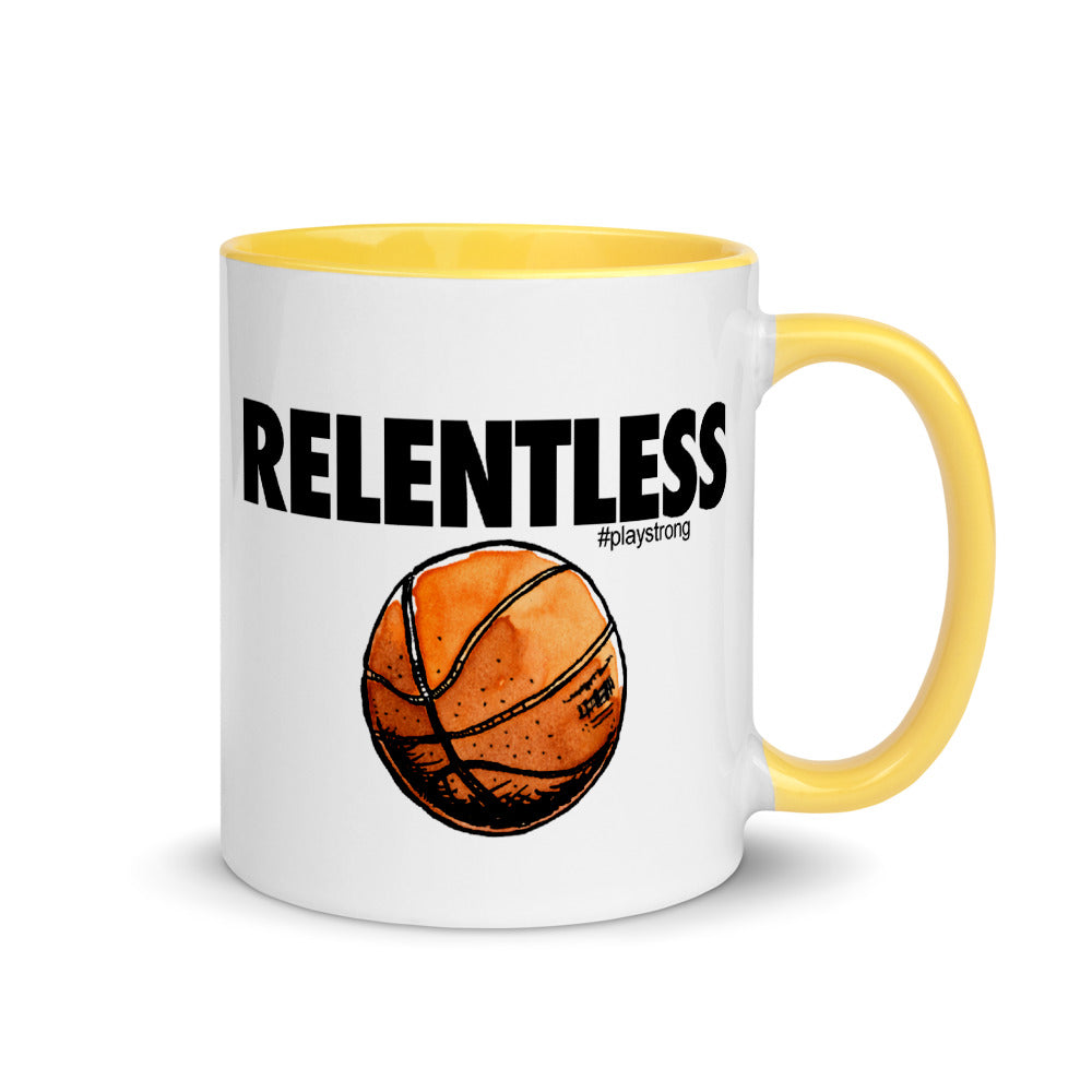 RELENTLESS Basketball Mug with Color Inside