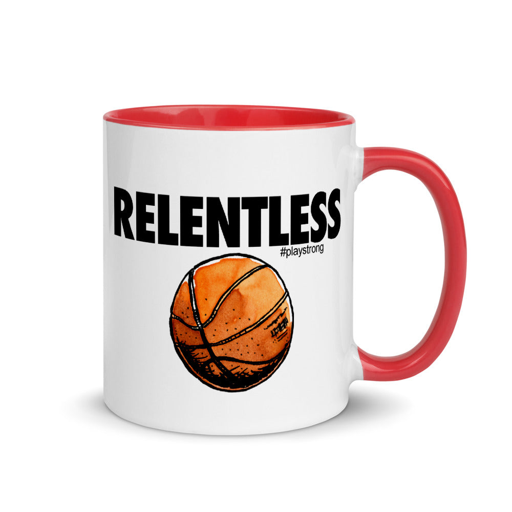 RELENTLESS Basketball Mug with Color Inside