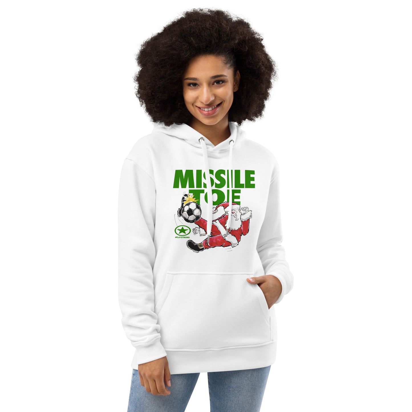 Santa Sports "Misssile Toe" Premium Eco Hoodie