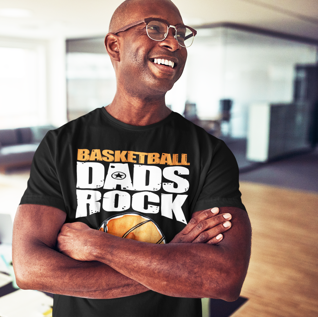 BASKETBALL DADS ROCK! Premium MEN'S Tee