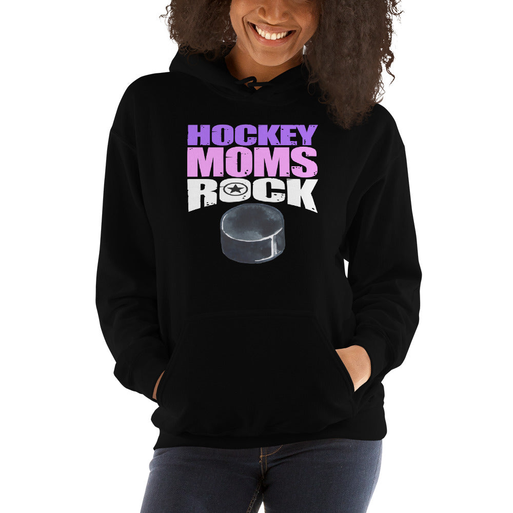 HOCKEY MOMS ROCK Hockey Unisex Hoodie