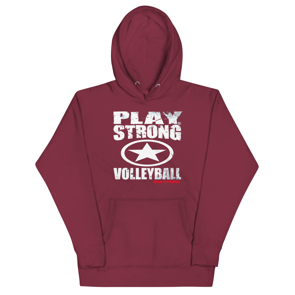 Play Strong Volleyball Unisex Hoodie