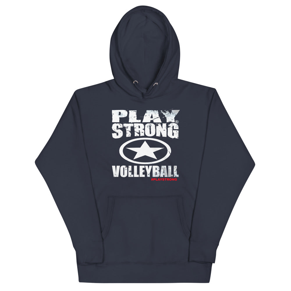 Play Strong Volleyball Unisex Hoodie