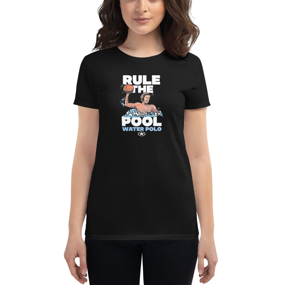 WATER POLO RULE THE POOL Women's short sleeve t-shirt