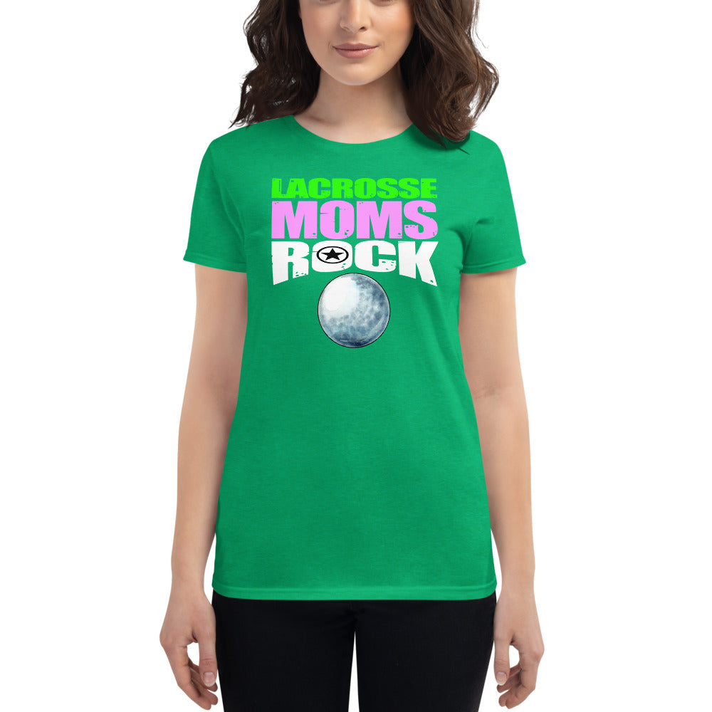 Lacrosse Moms Rock Women's short sleeve t-shirt