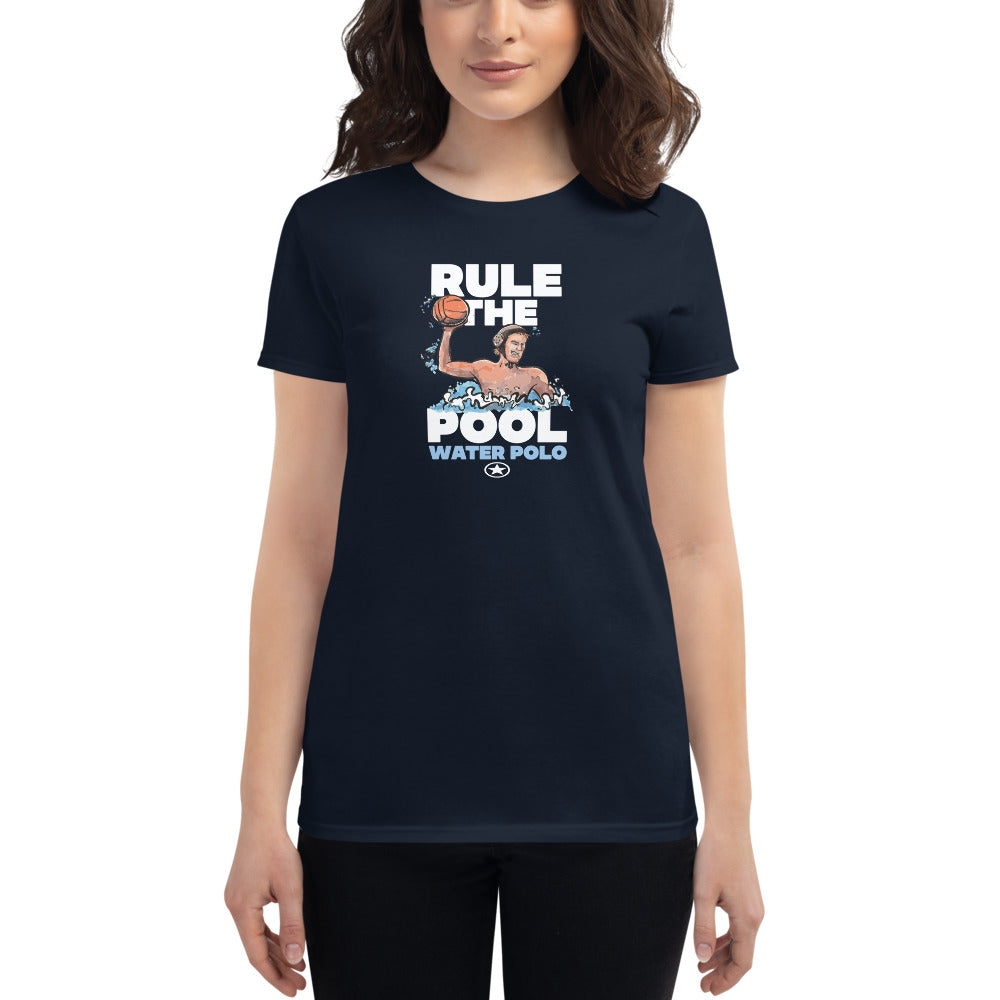 WATER POLO RULE THE POOL Women's short sleeve t-shirt