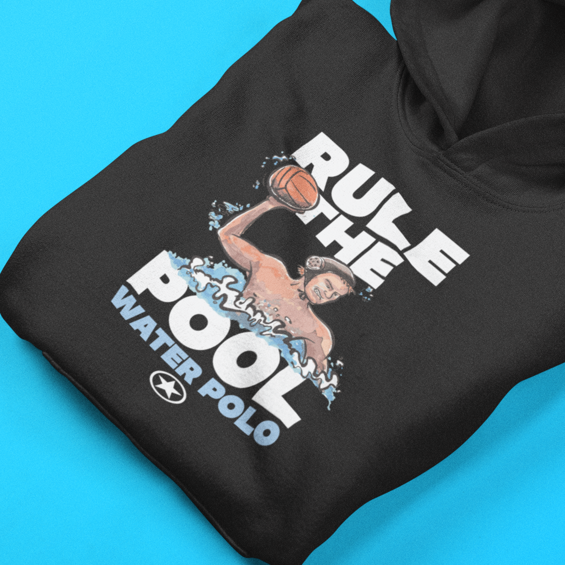 WATER POLO RULE THE POOL Kids fleece hoodie