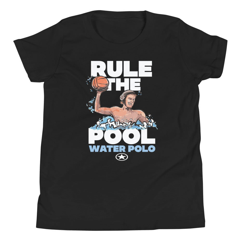 WATER POLO RULE THE POOL Youth Short Sleeve T-Shirt