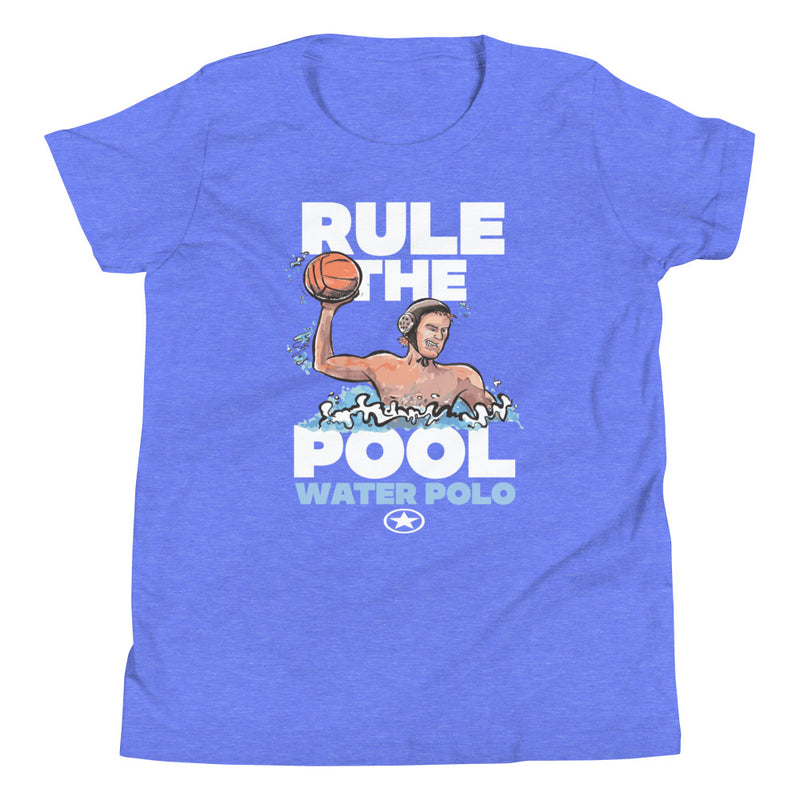 WATER POLO RULE THE POOL Youth Short Sleeve T-Shirt