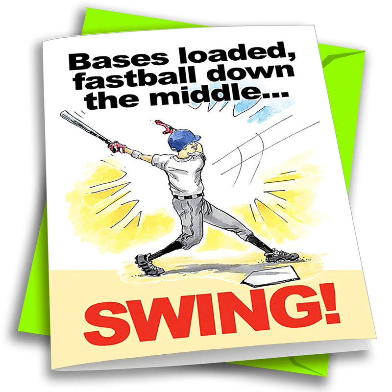 BASEBALL BIRTHDAY Card Power Player Sports Powercard™ Greeting Card