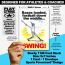 BASEBALL BIRTHDAY Card Power Player Sports Powercard™ Greeting Card