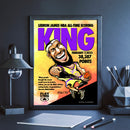 SCORING KING Tribute Framed Watercolor Print