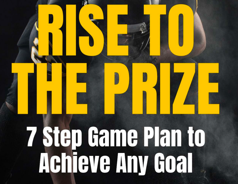 Free Guide: RISE TO THE PRIZE - 7 Step Game Plan to Achieve Any Goal (8 Pages)