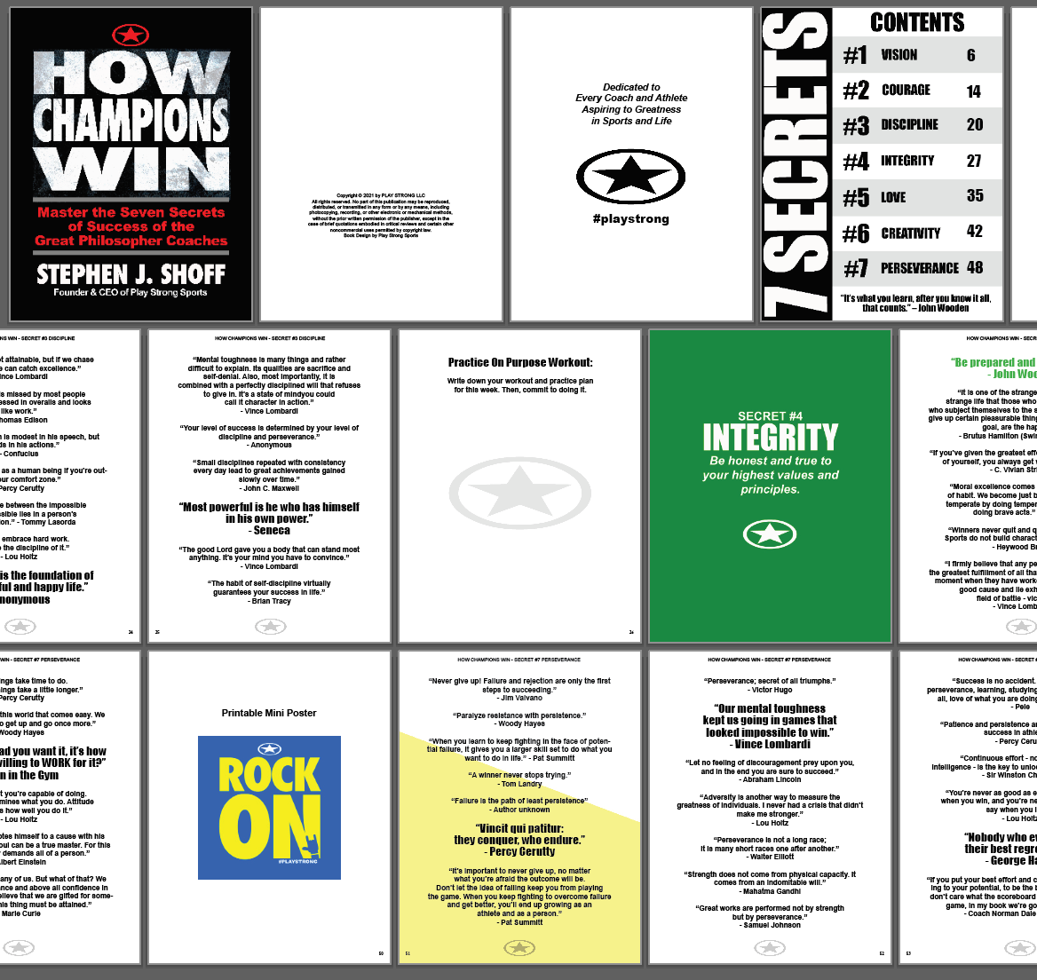 HOW CHAMPIONS WIN: Master the Seven Secrets of the Great Philosopher Coaches (60 pages)