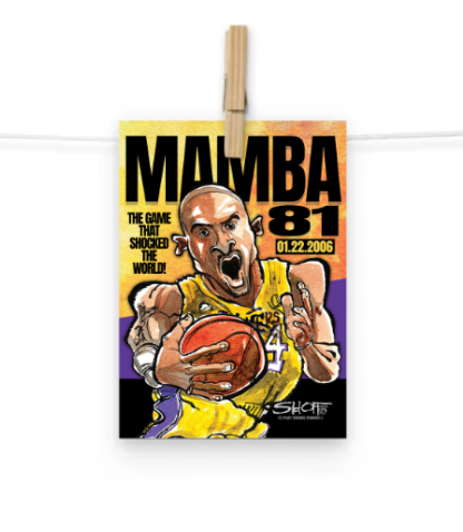 MAMBA 81 Tribute Locker Mini-Poster