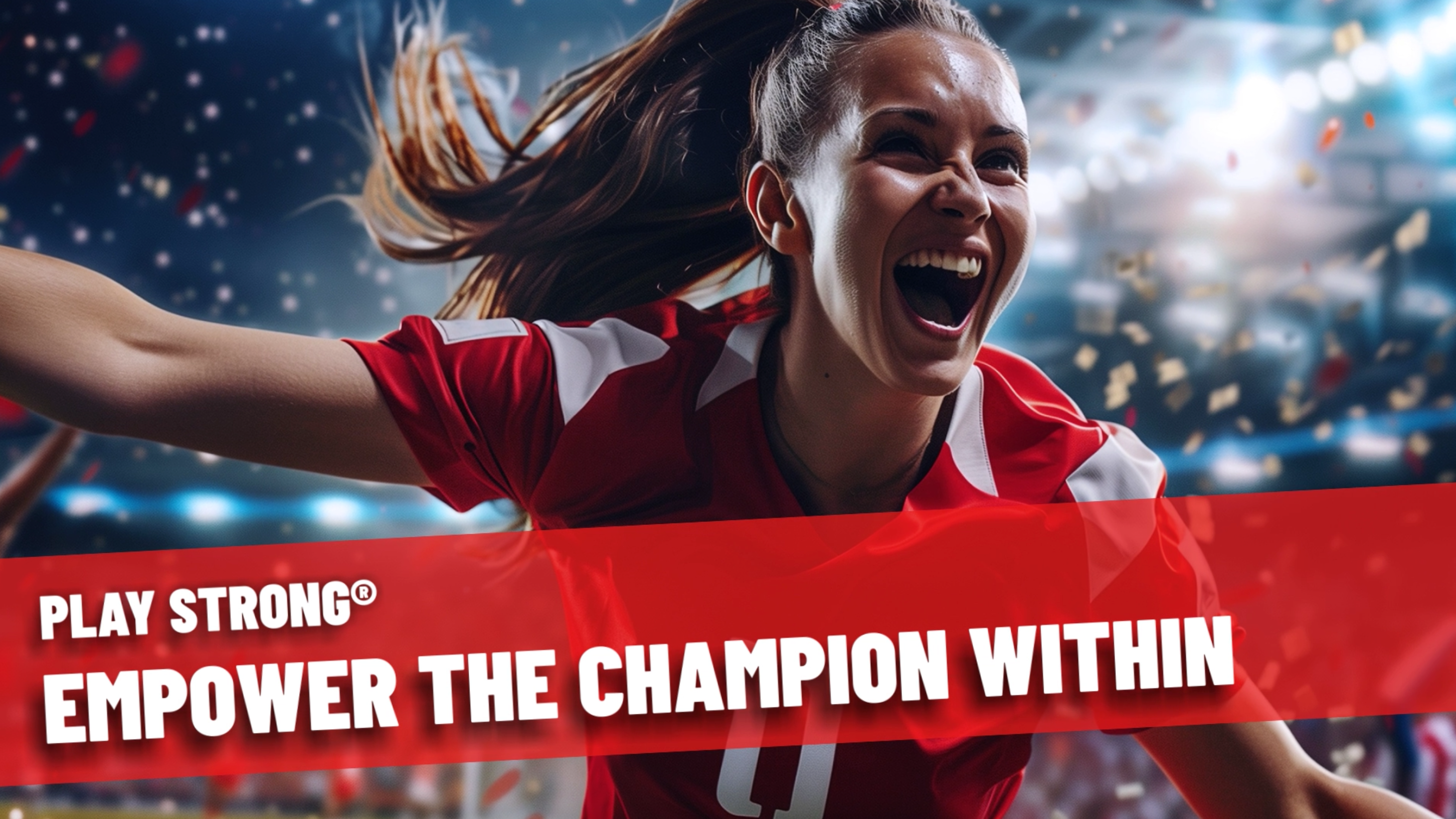 Load video: PLAY STRONG - EMPOWER THE CHAMPION WITHIN