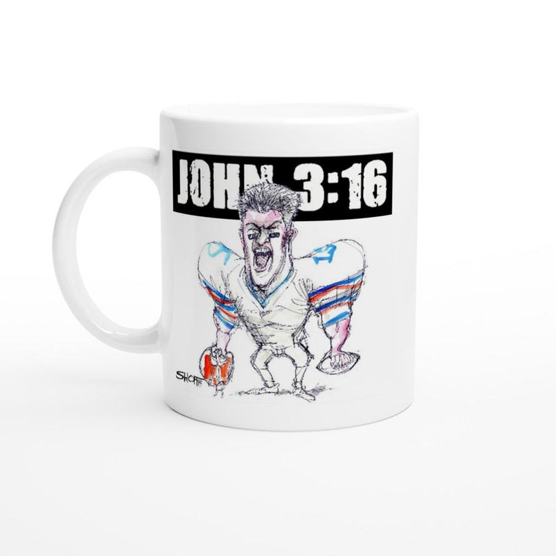 TIM TEBOW JOHN 3:36 White 11oz Ceramic Mug