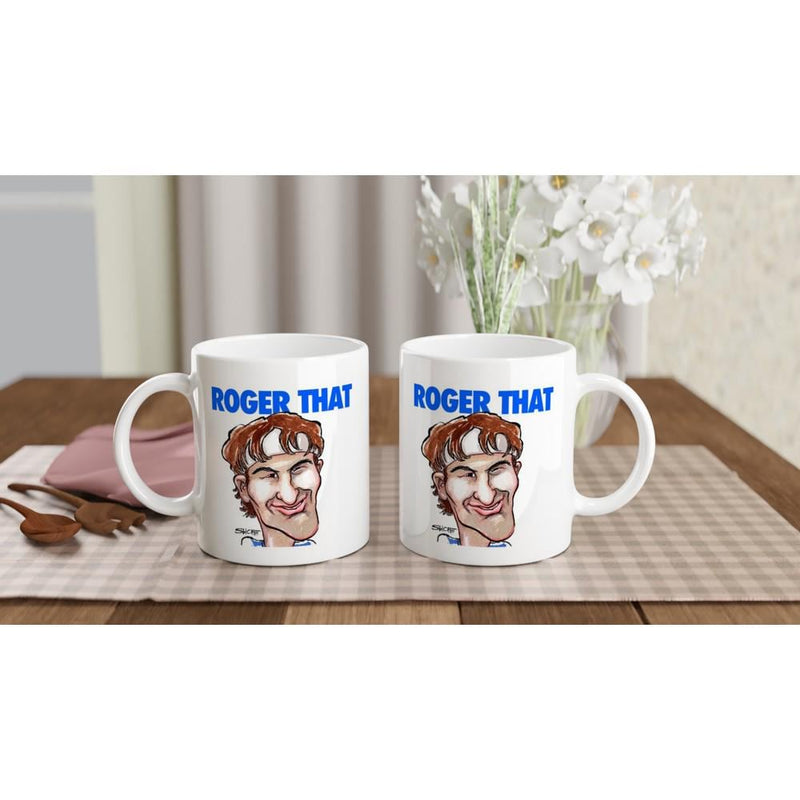 ROGER THAT with Roger Federer White 11oz Ceramic Mug