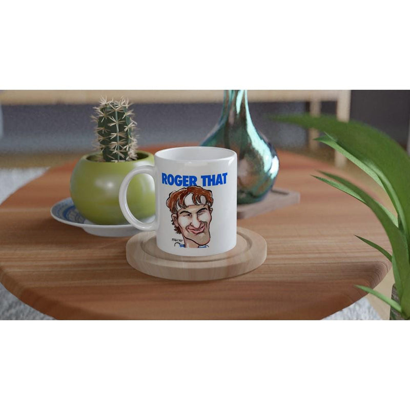 ROGER THAT with Roger Federer White 11oz Ceramic Mug