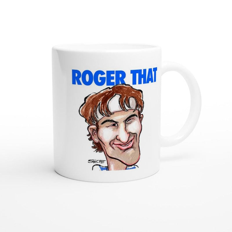 ROGER THAT with Roger Federer White 11oz Ceramic Mug