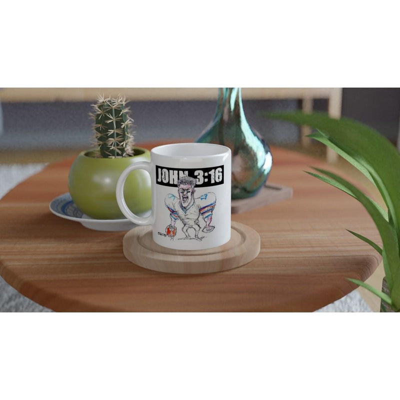 TIM TEBOW JOHN 3:36 White 11oz Ceramic Mug