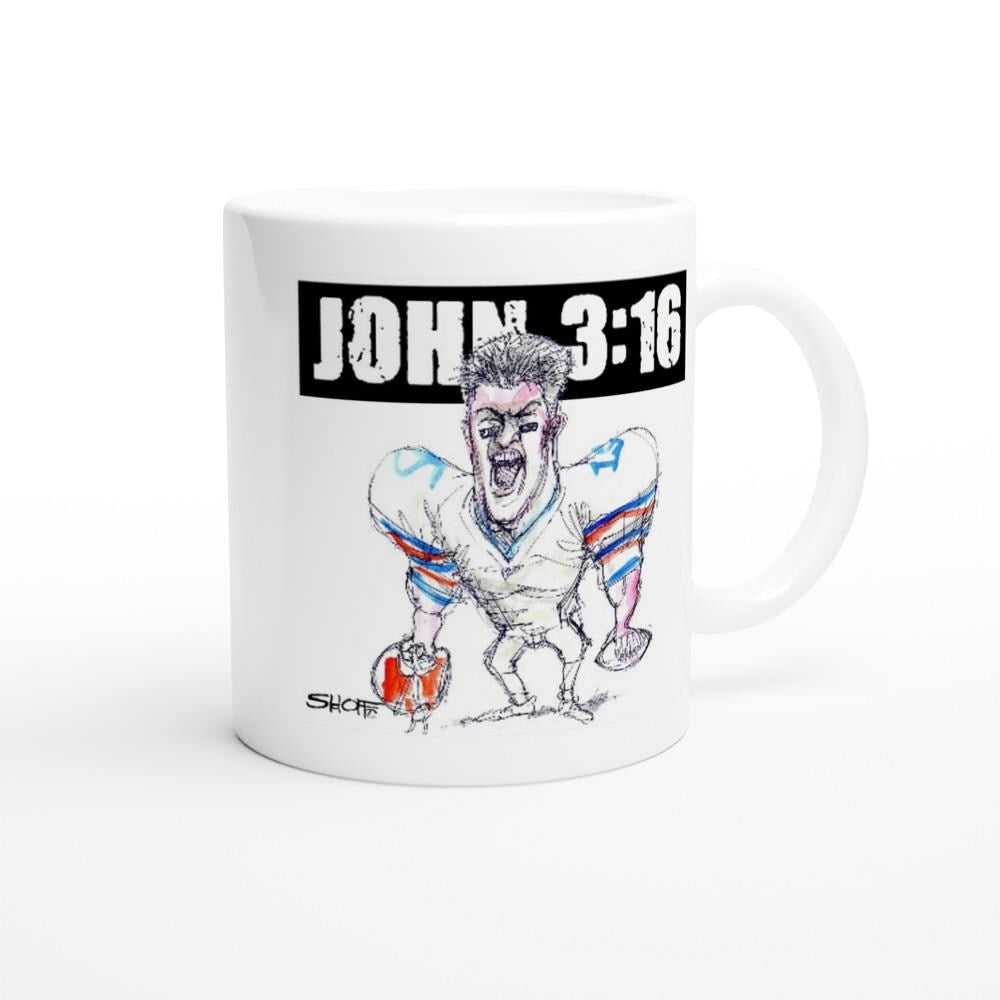 TIM TEBOW JOHN 3:36 White 11oz Ceramic Mug