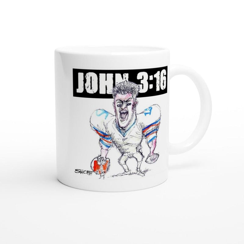 TIM TEBOW JOHN 3:36 White 11oz Ceramic Mug