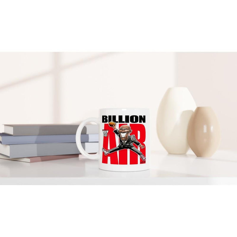 BILLION AIR with Michael Jordan White 11oz Ceramic Mug