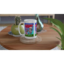 FOOTBALL G.O.A.T. Tom Brady White 15oz Ceramic Mug