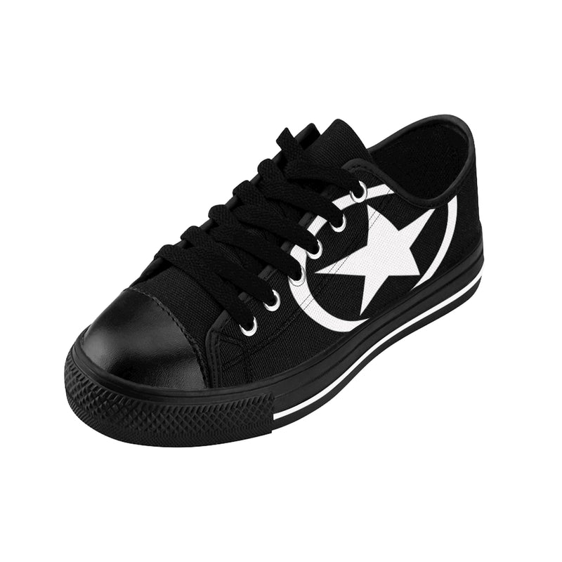 Global Super Star Men's Sneakers Black & White